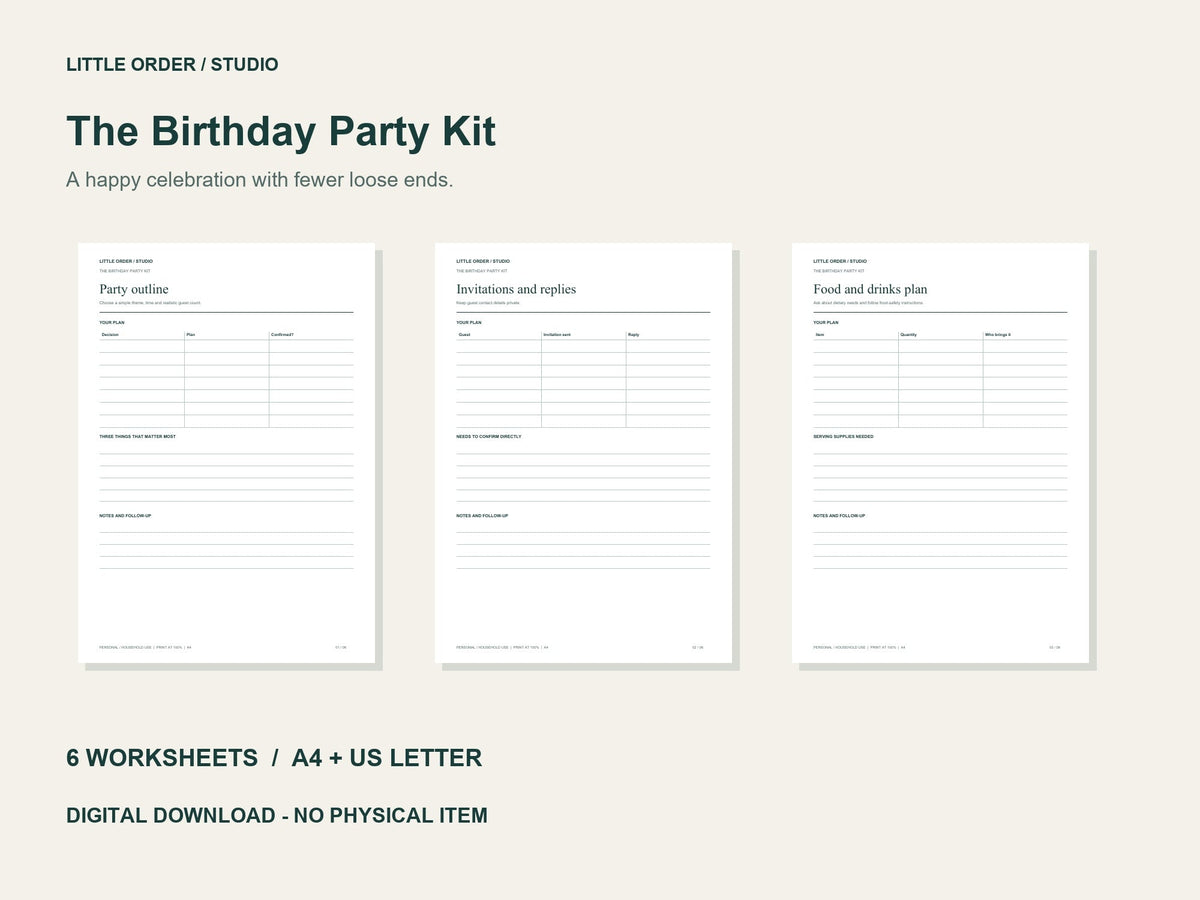 The Birthday Party Kit preview