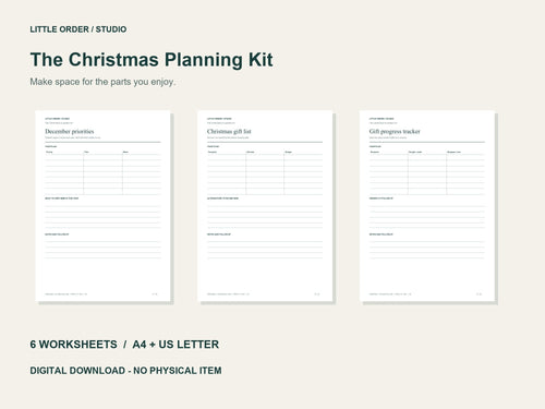 The Christmas Planning Kit preview