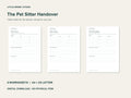 The Pet Sitter Handover preview