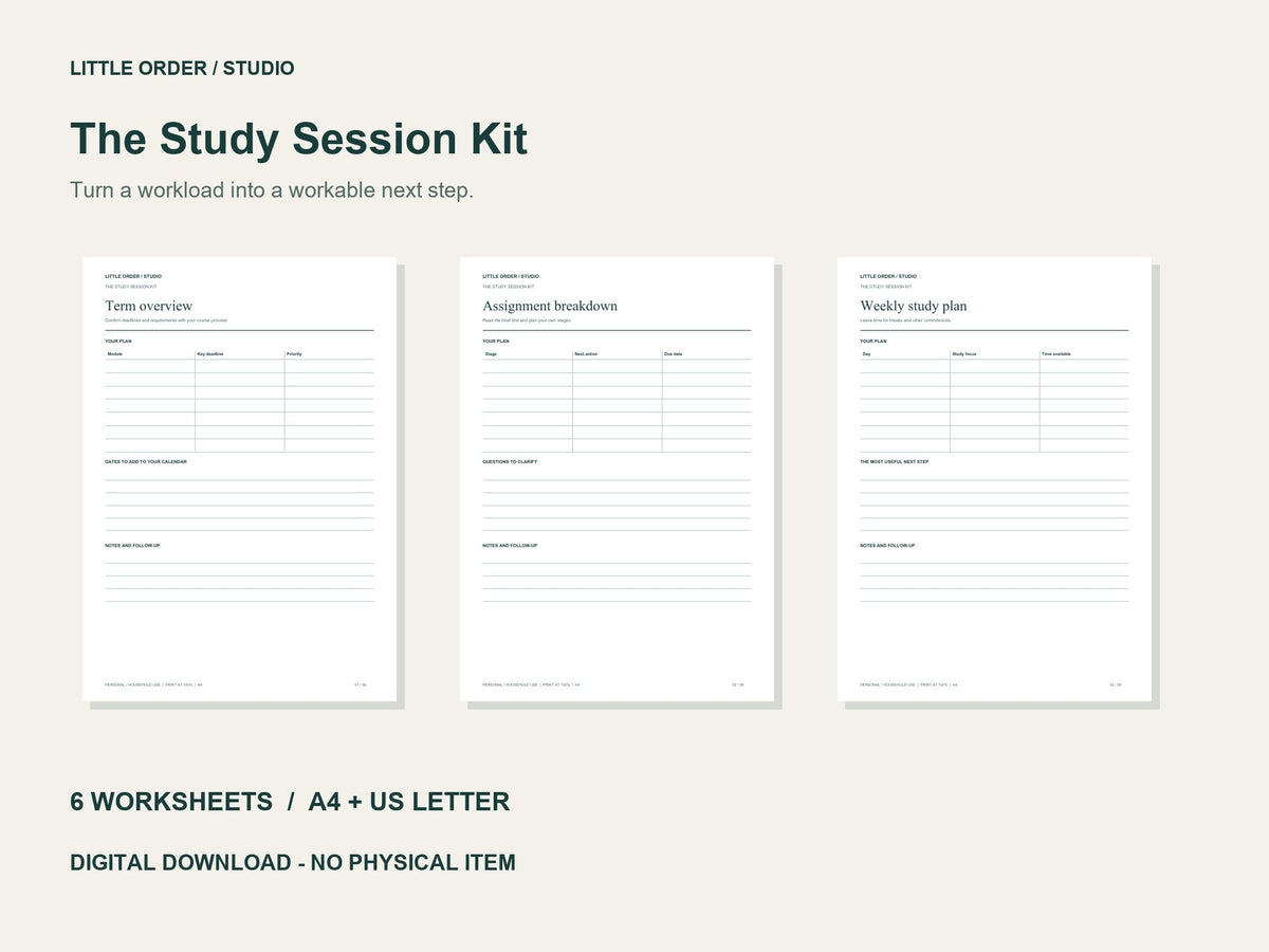 The Study Session Kit preview
