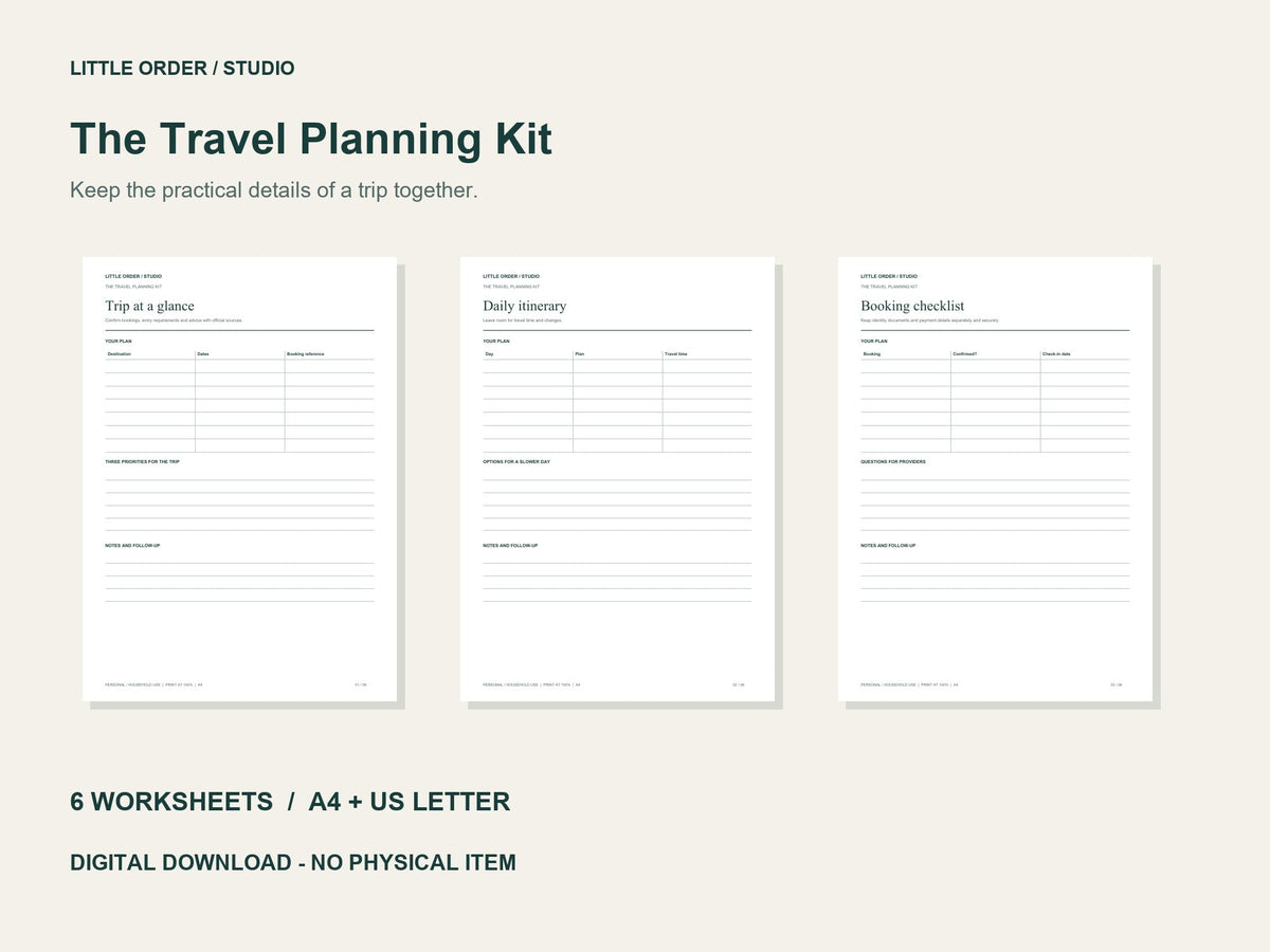The Travel Planning Kit preview